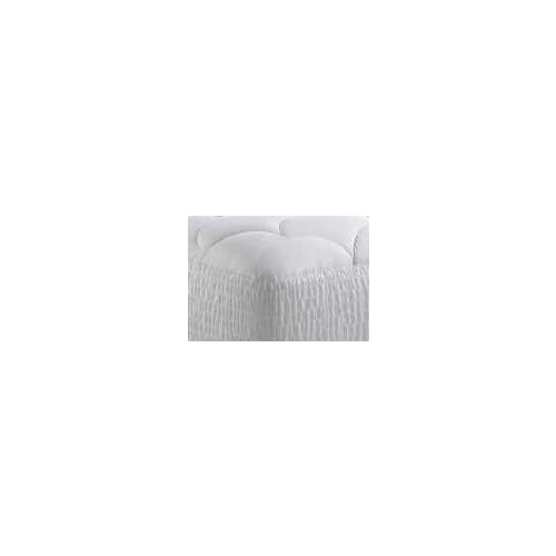 Topper Clear Fresh Super, Queen, 60X80, 20 oz, Blanco con Faldón Ajustable